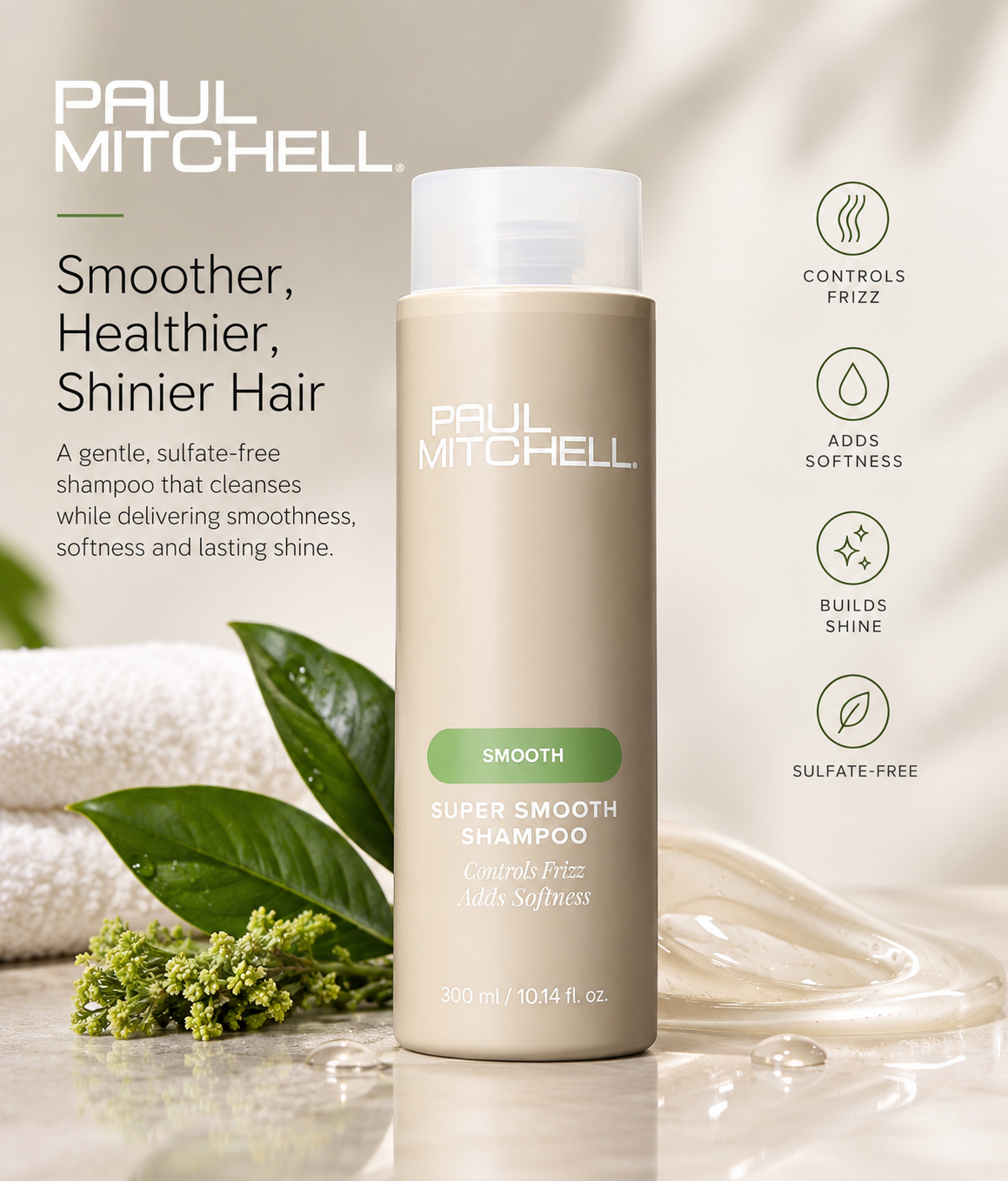 Paul Mitchell Super Smooth Shampoo 300ml