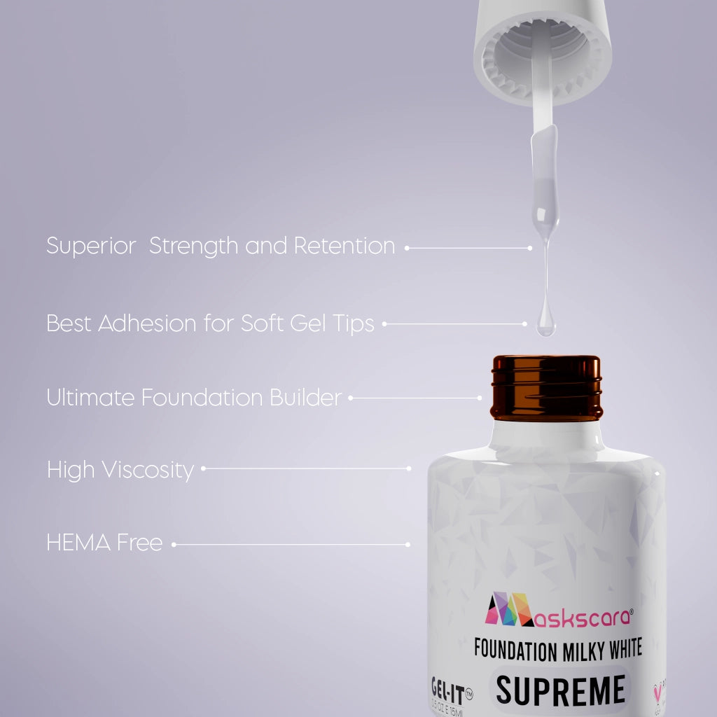 Supreme Nail Foundation - Milky White