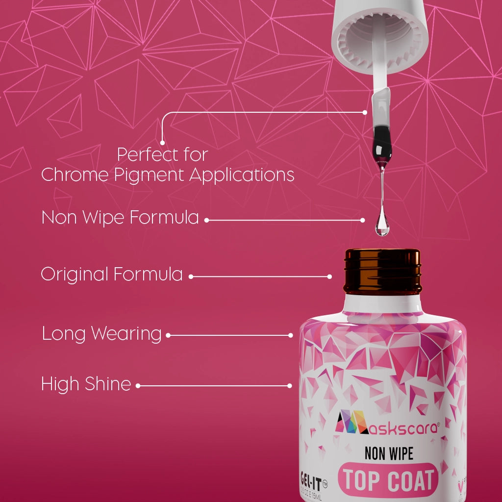 Non Wipe Top Coat - 15ml