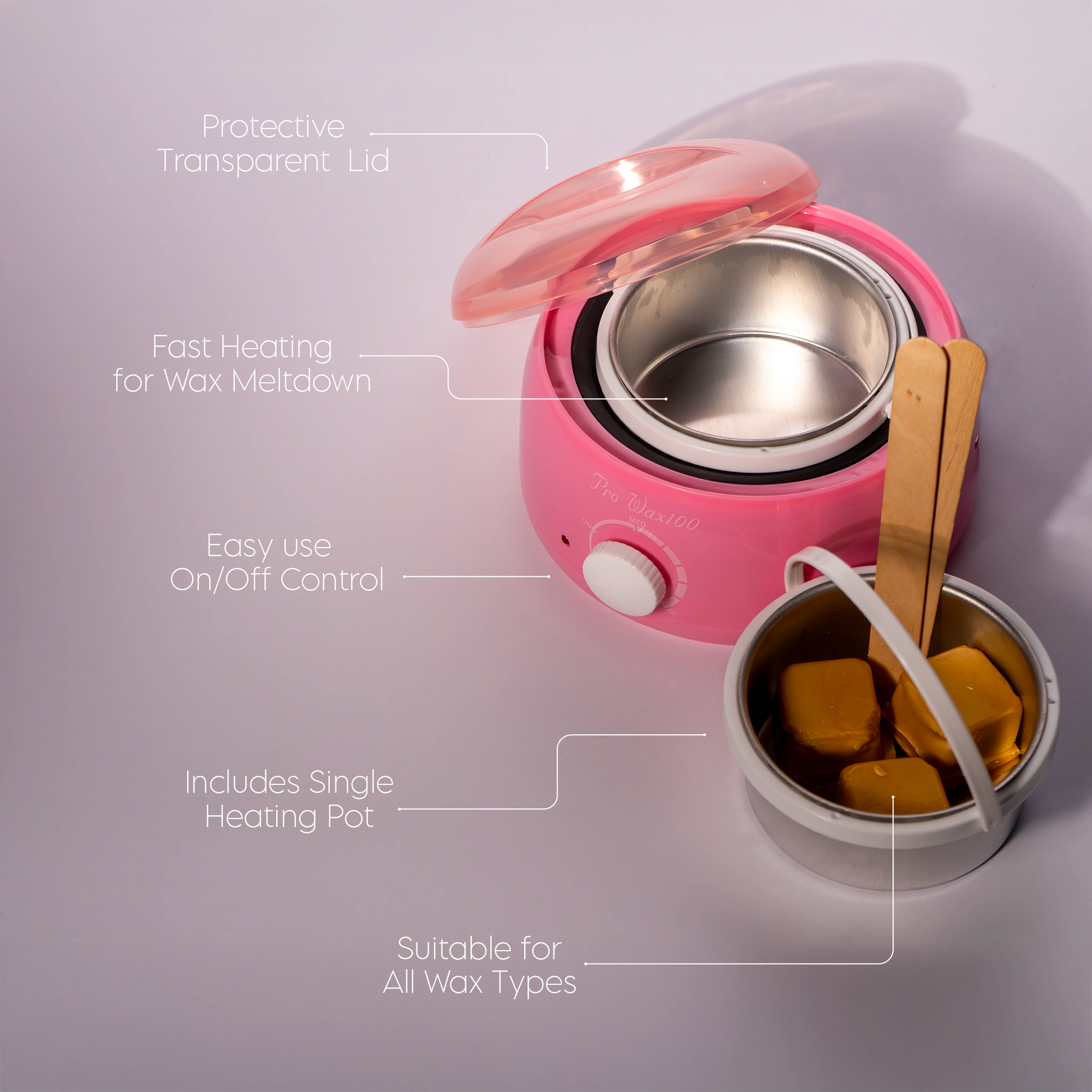 Wax Pot - Pink