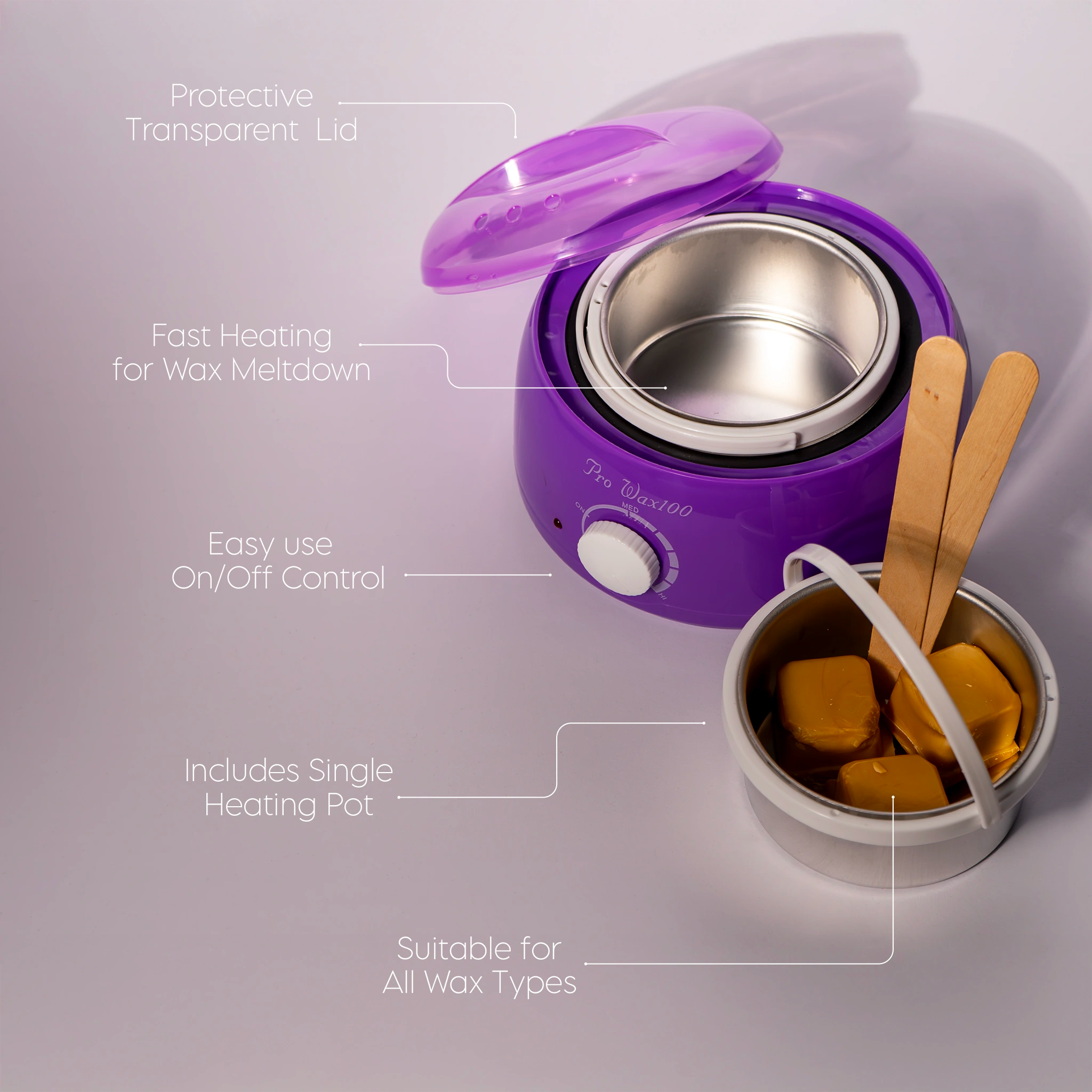 Wax Pot -Purple