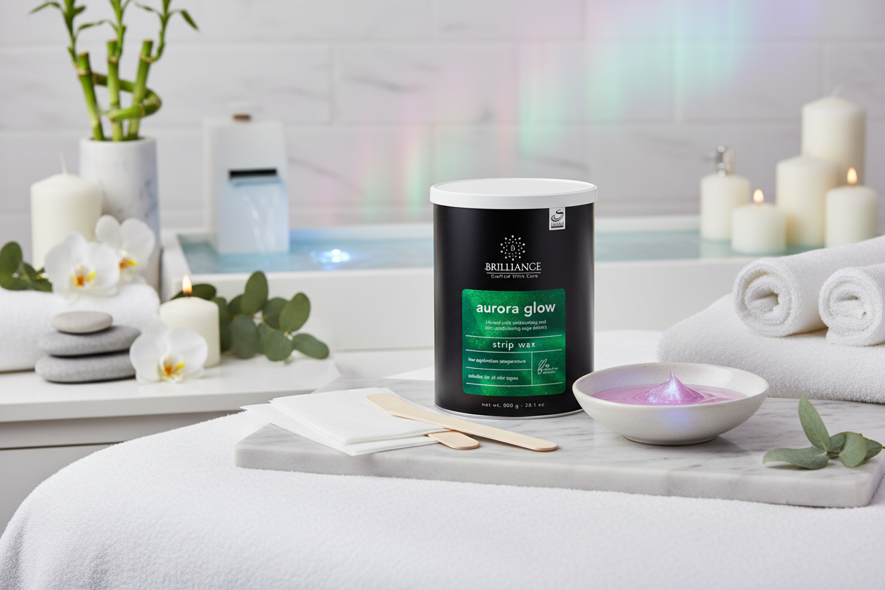 Aurora Glow Strip Wax 800g Luxury Spa