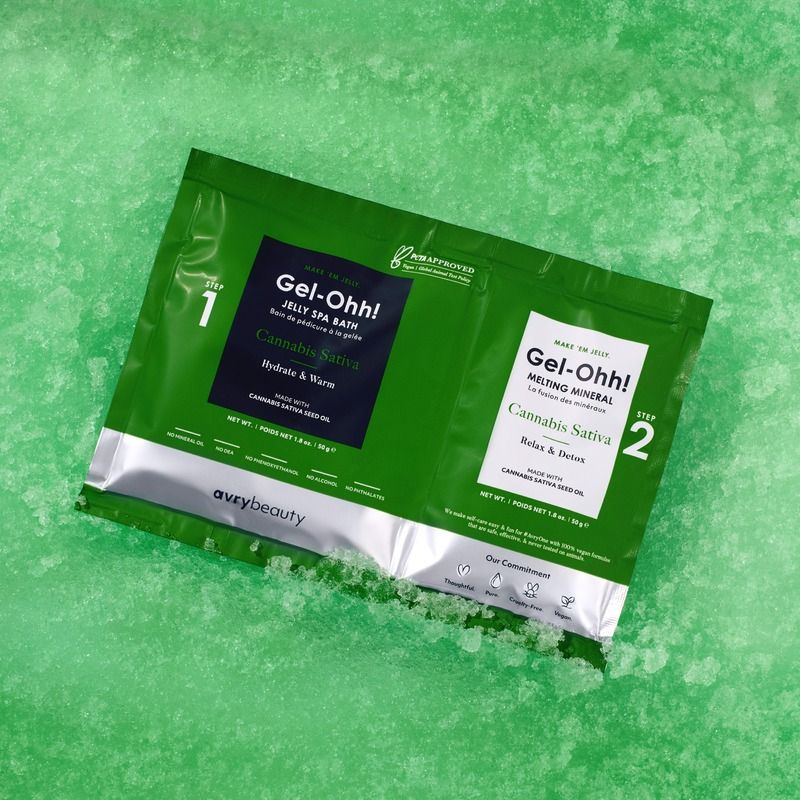 Avry Beauty Gel-Ohh Jelly Spa Pedi Bath - Cannabis Sativa