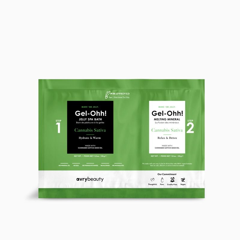Avry Beauty Gel-Ohh Jelly Spa Pedi Bath - Cannabis Sativa