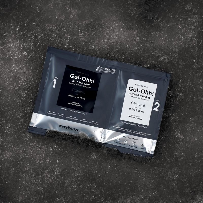 Avry Beauty Gel-Ohh Jelly Spa Pedi Bath - Charcoal