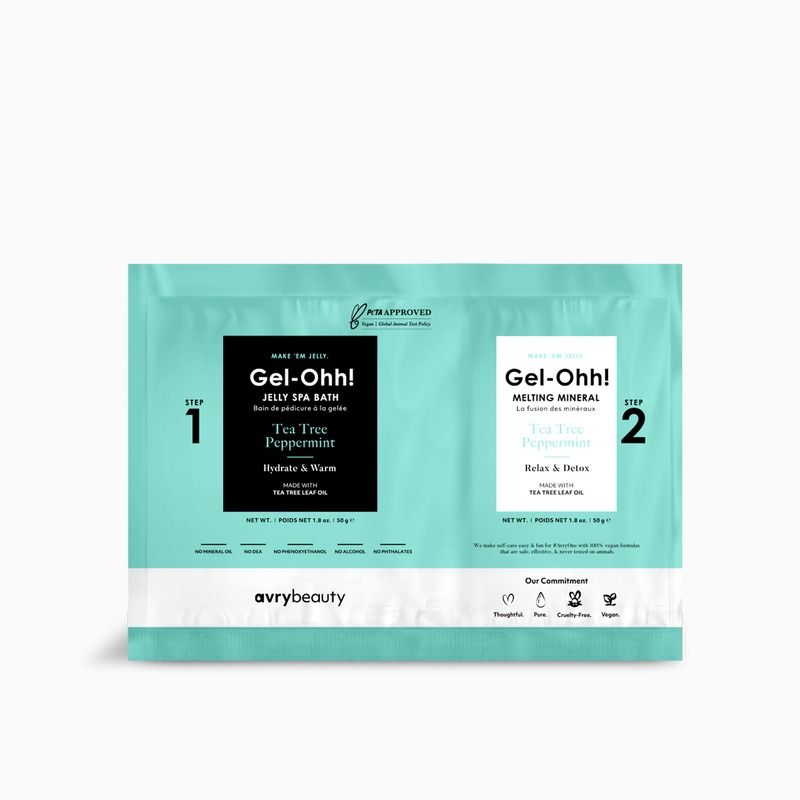 Avry Beauty Gel-Ohh Jelly Spa Pedi Bath - Tea Tree & Peppermint