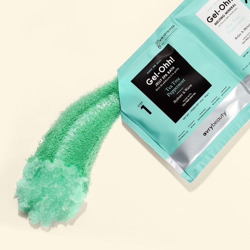 Avry Beauty Gel-Ohh Jelly Spa Pedi Bath - Tea Tree & Peppermint