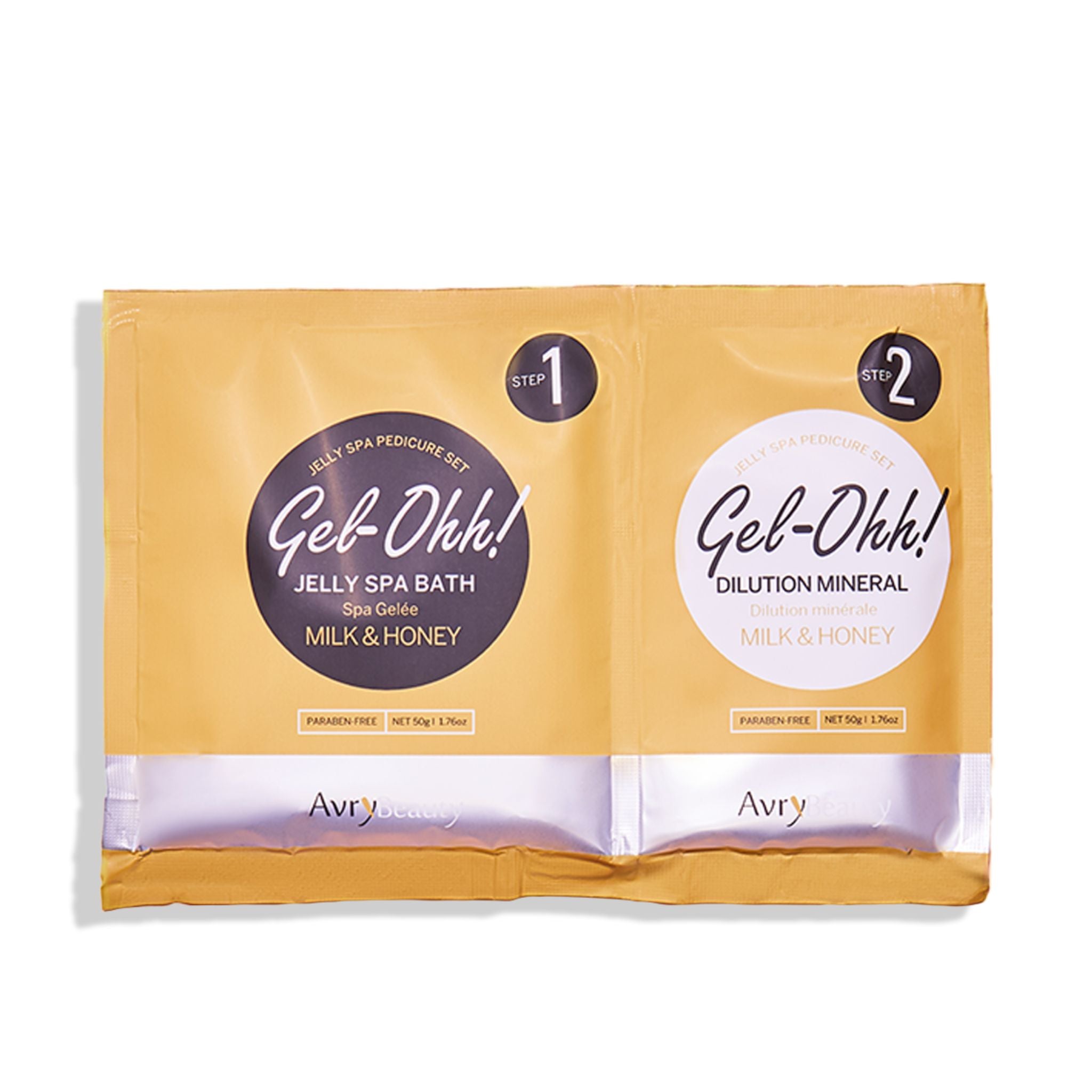 Avry Beauty Gel-Ohh Jelly Spa Pedi Bath - Milk & Honey