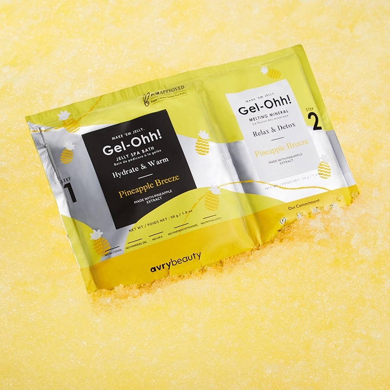 Avry Beauty Gel-Ohh Jelly Spa Pedi Bath - Pineapple Breeze