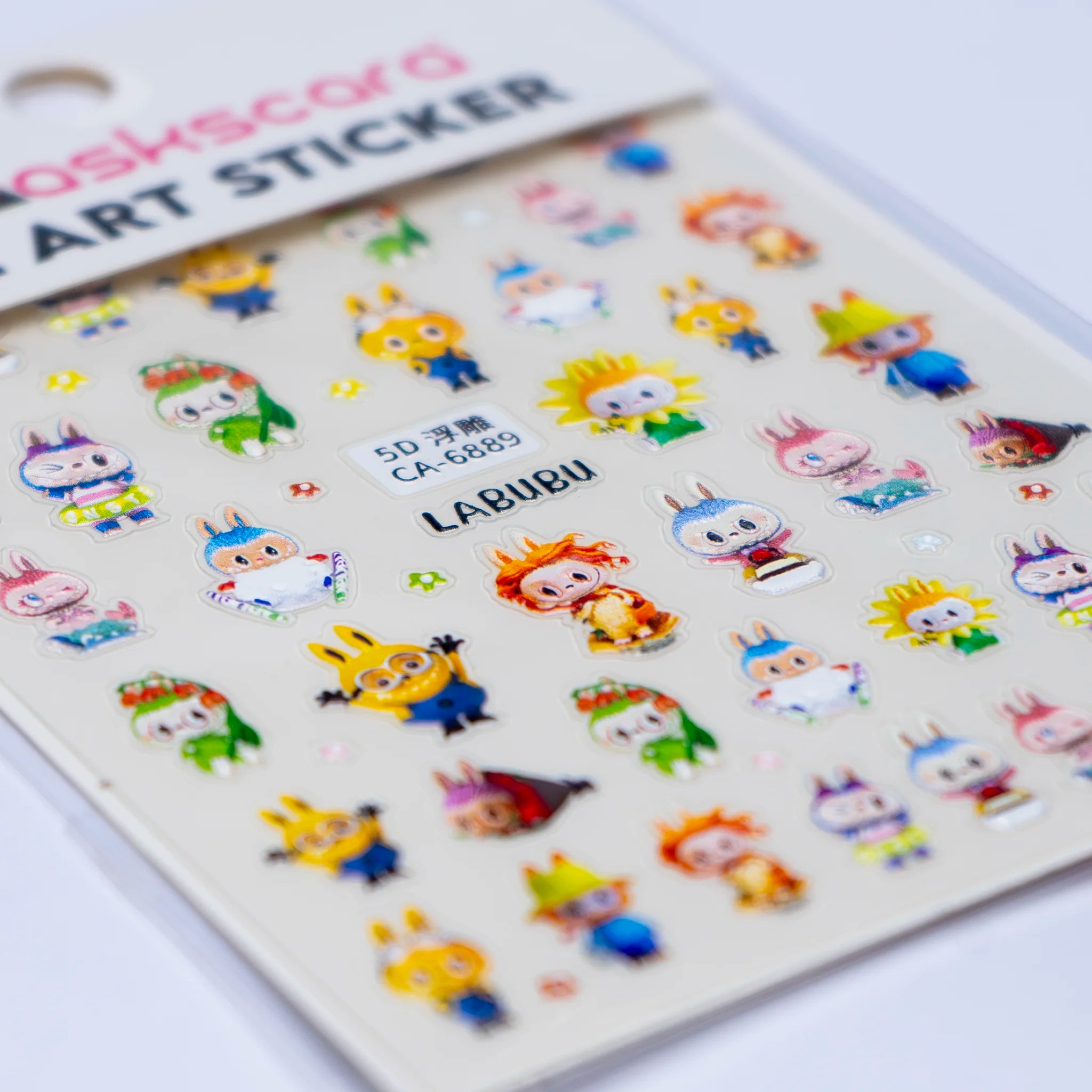 Right Angle Sticker Popmart Labubu Stickers #6889 – Maskscara