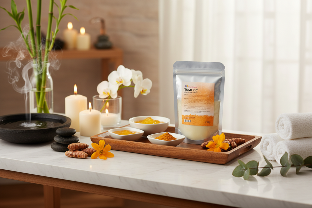 Crystal Jelly Mask Sachet Turmeric Luxury Spa