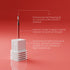 Diamond E-File Bit - Fine X Russian Oval Cuticle Bit