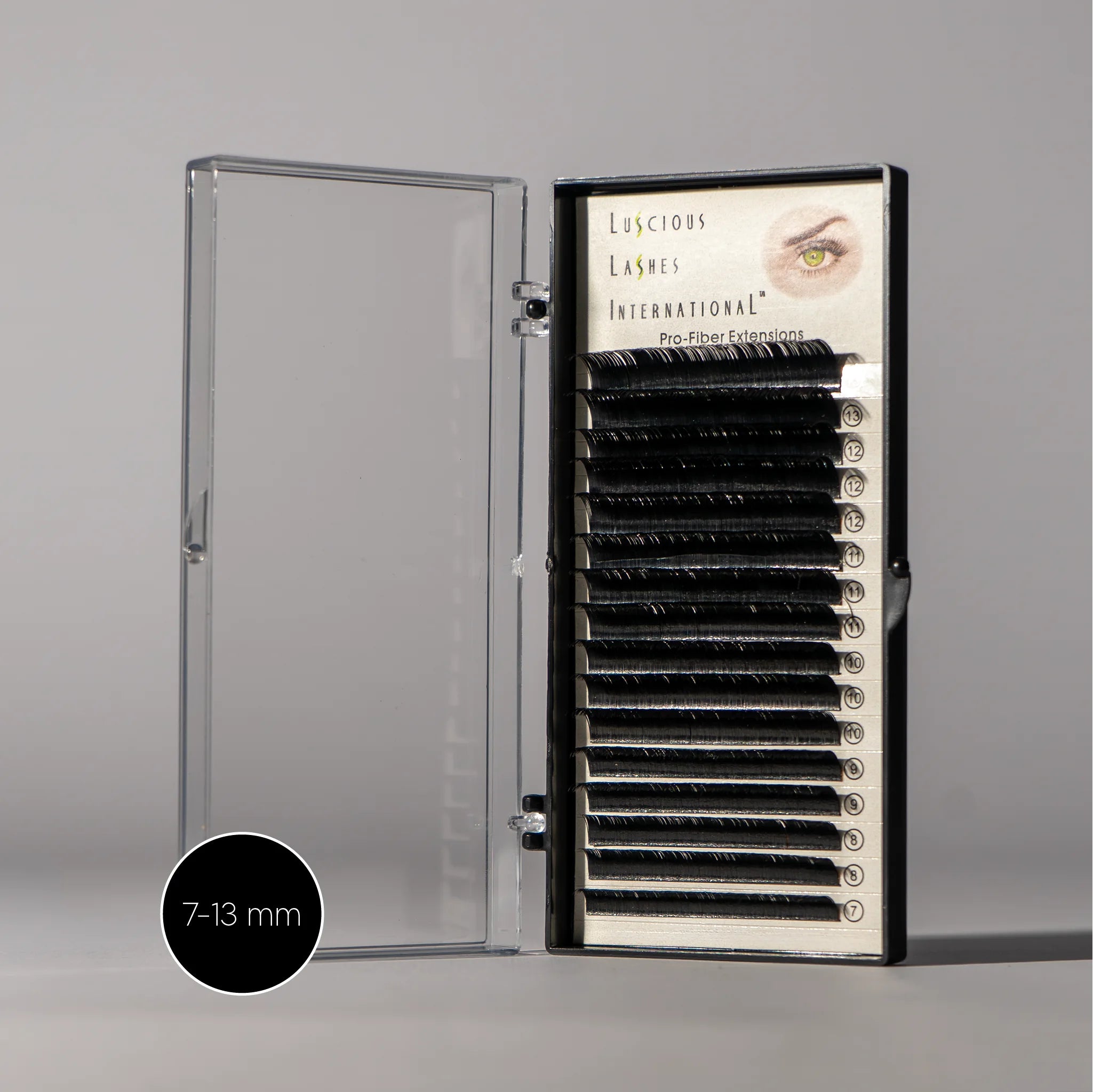 C-Curl Ellipse Lashes 0.15mm Black 7-13mm