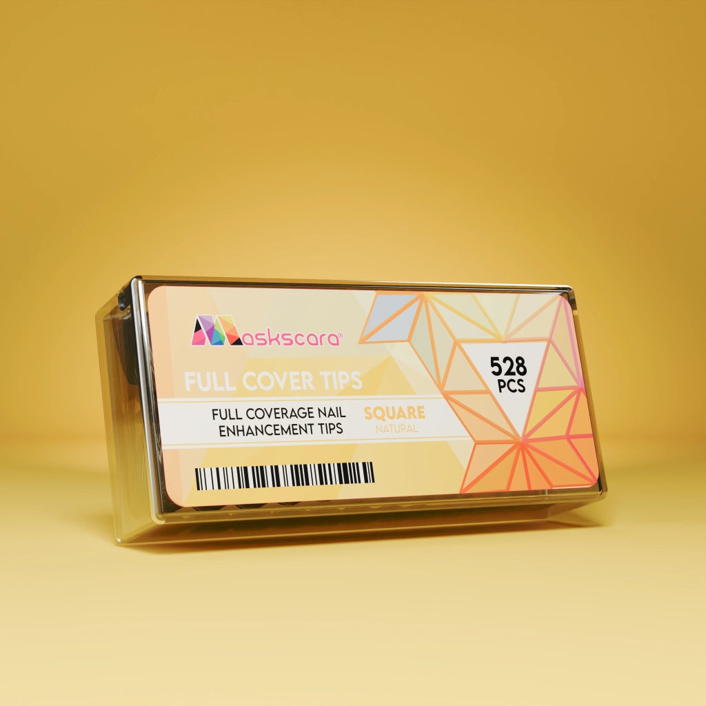 Full Cover Natural Square Medium Tips
