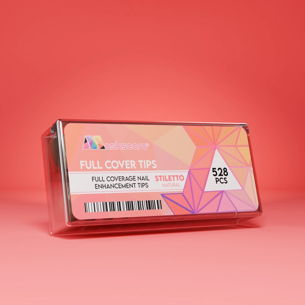 Full Cover Natural Stiletto Long Tips