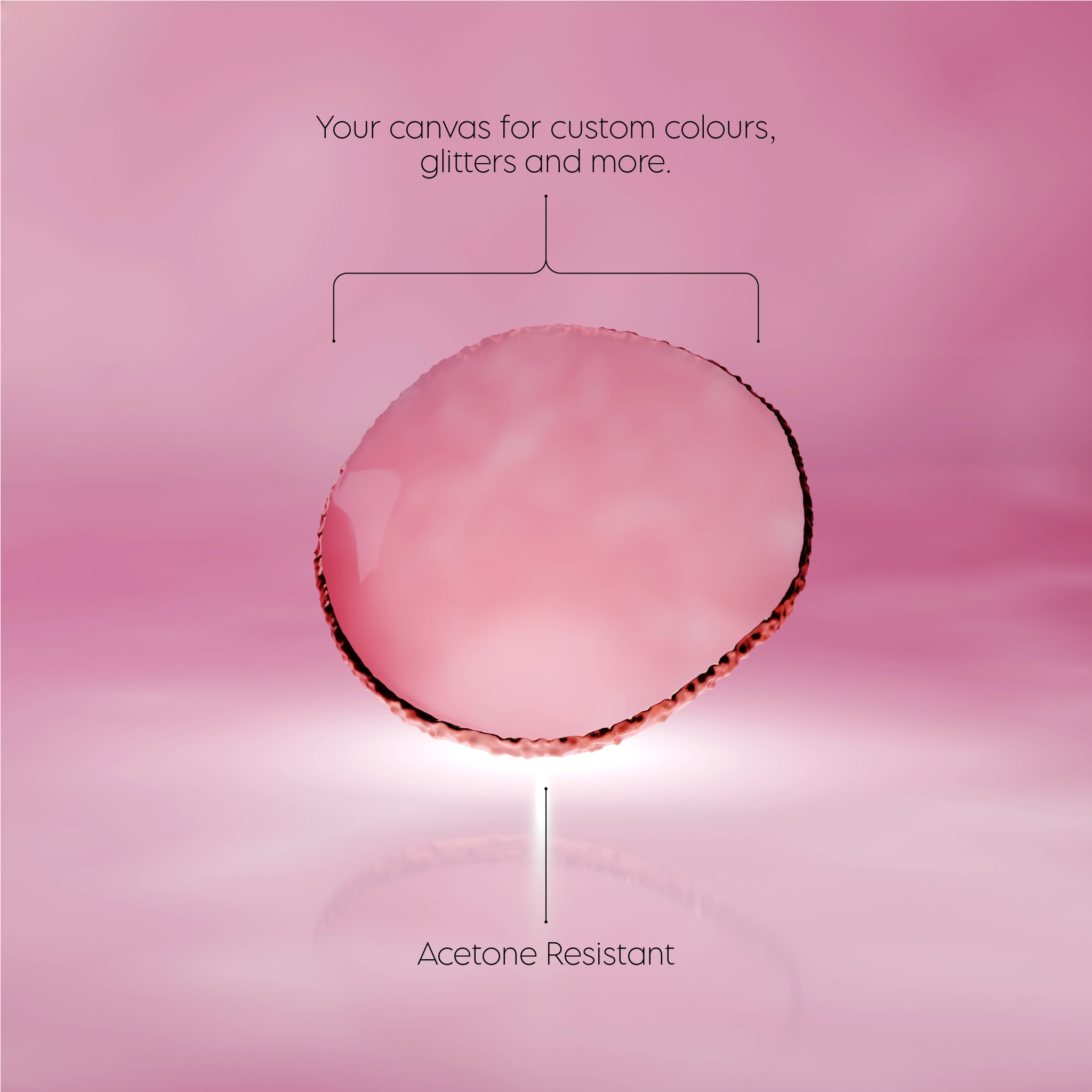 Geode Mixing Palette - Pink