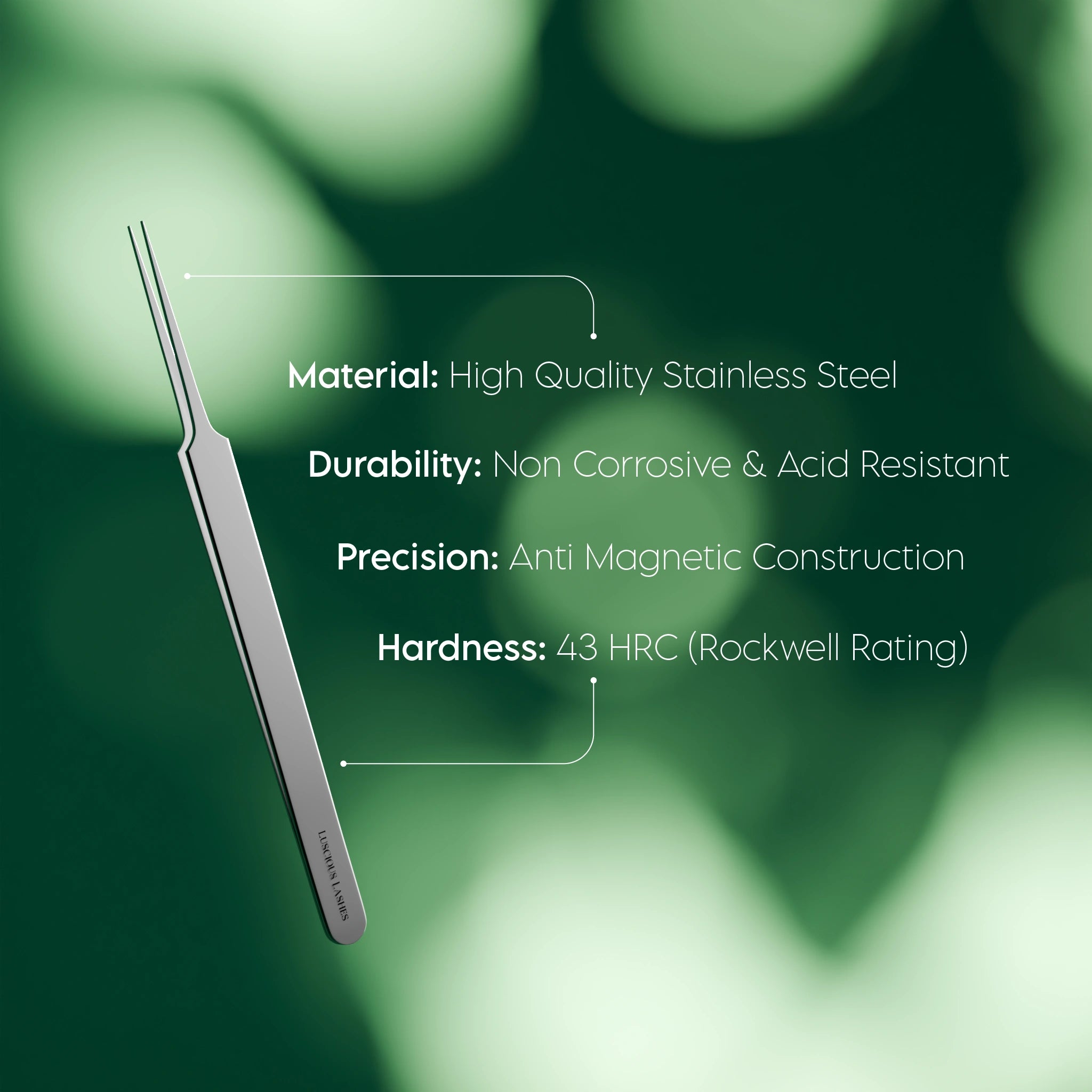 Luscious Lashes Tweezer Straight