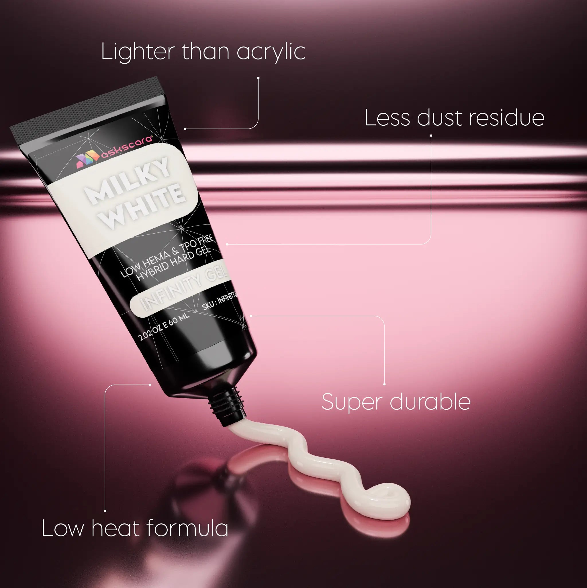 Milky White Infinity Gel - 60g