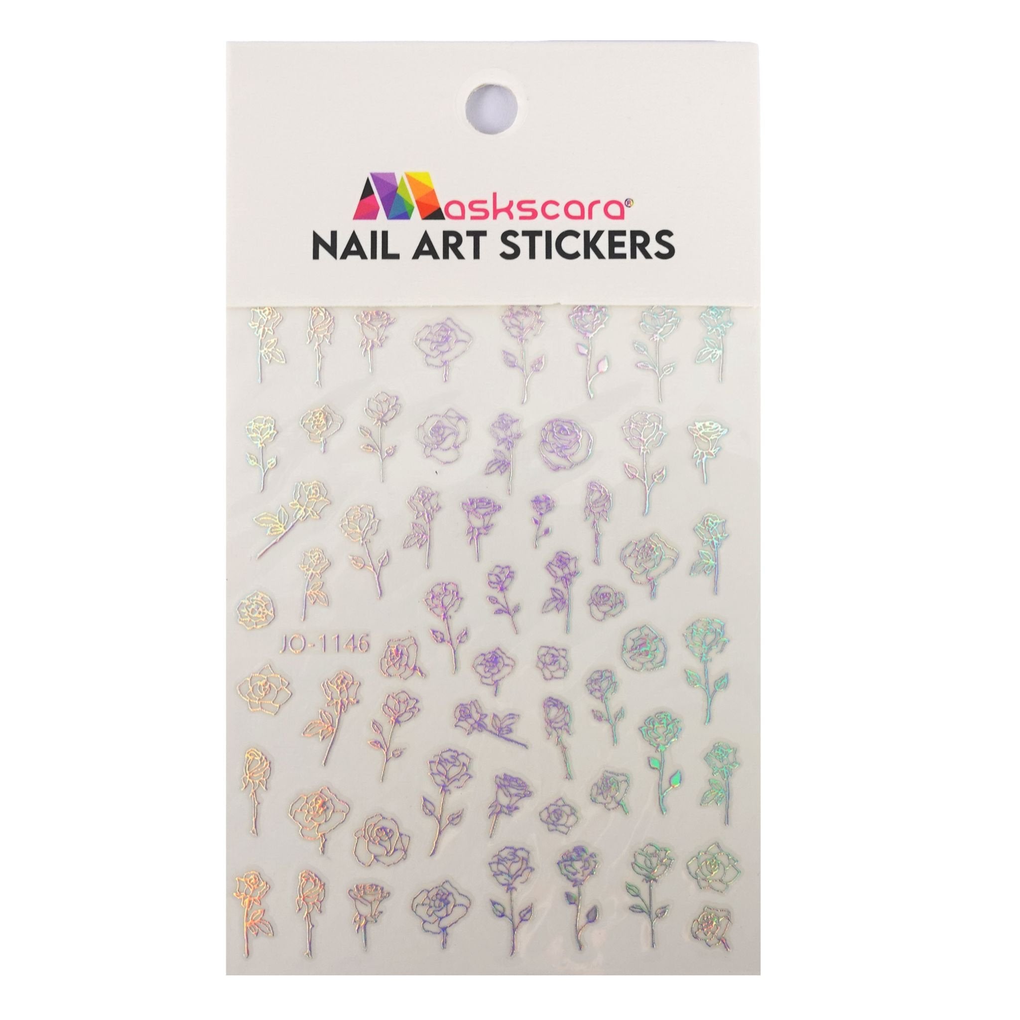 Nail Art Sticker Aurora Roses - Maskscara