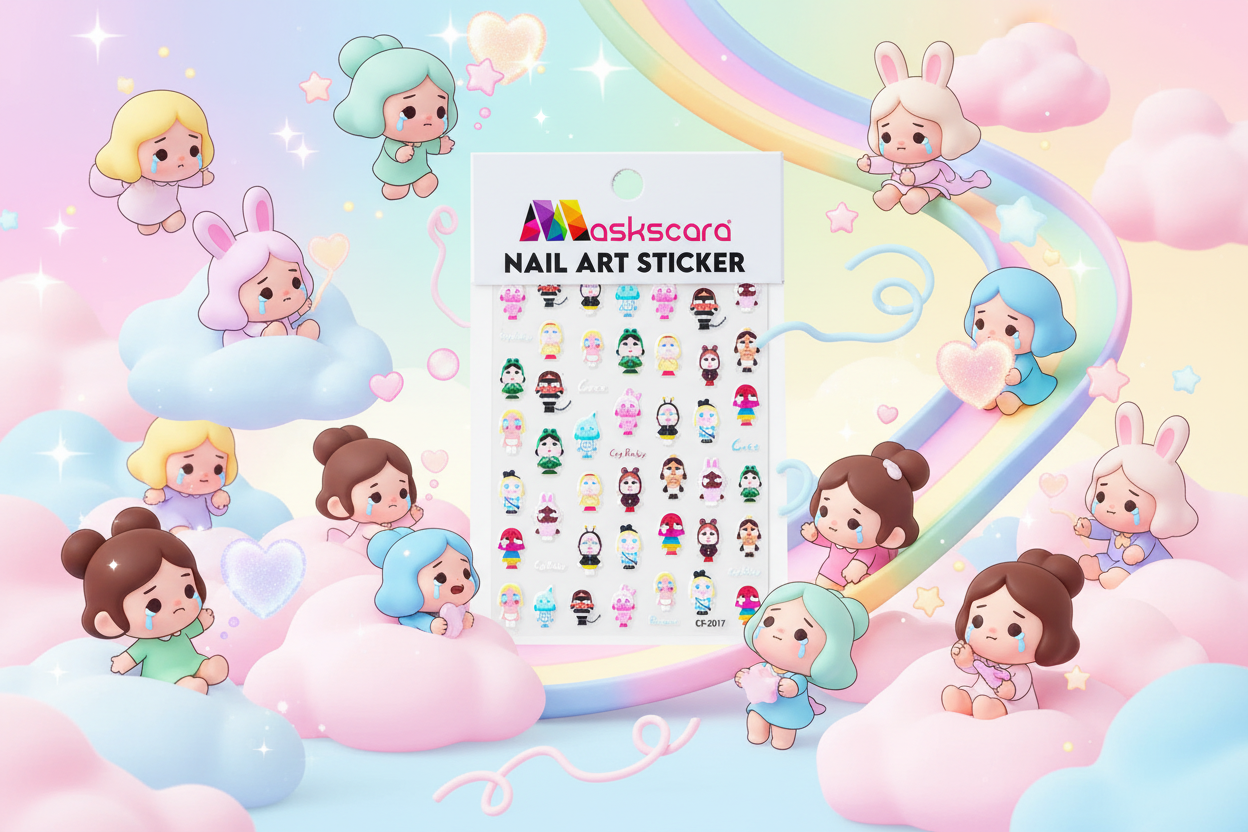 Popmart Cry Baby Stickers #2017 Character Scene