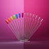 Colour Display Sticks - Clear (40 Pcs)