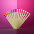 Colour Display Sticks - Natural (40 Pcs)