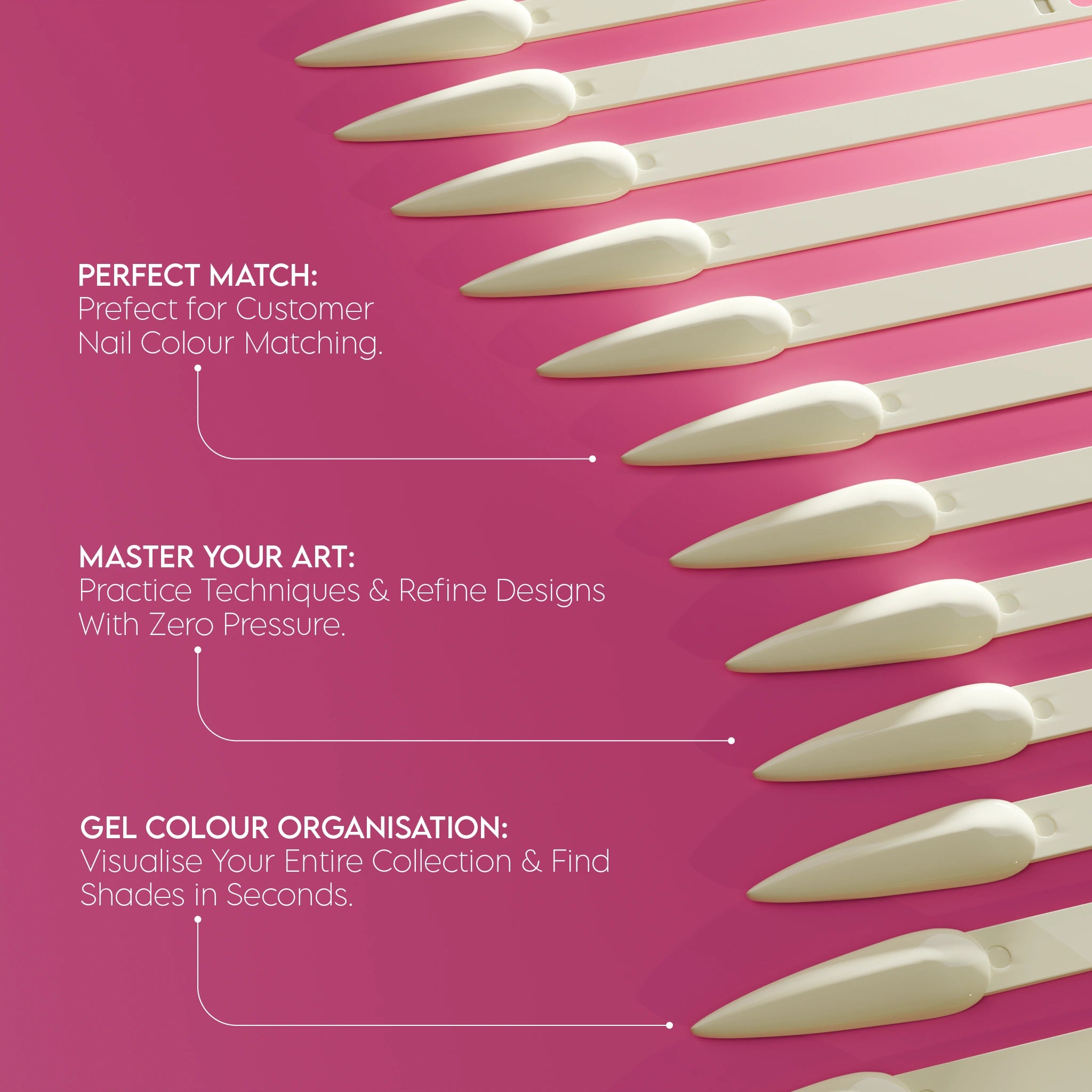 Stiletto Pop Sticks (40 Pcs) - Natural