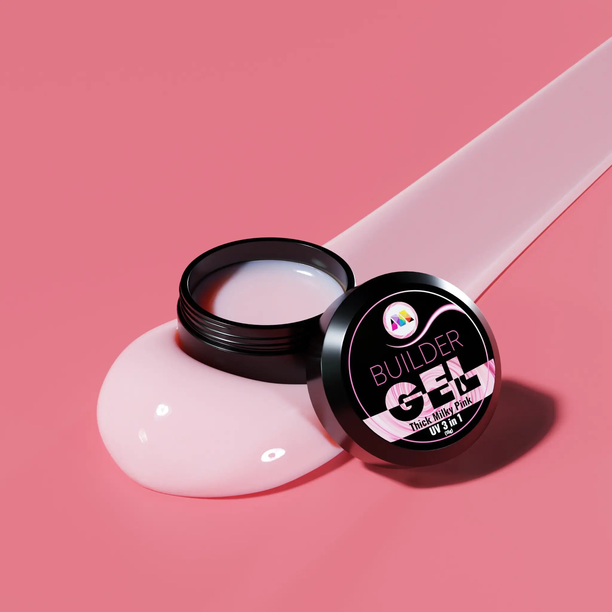 Thick Milky Pink UV Builder Gel - 15g