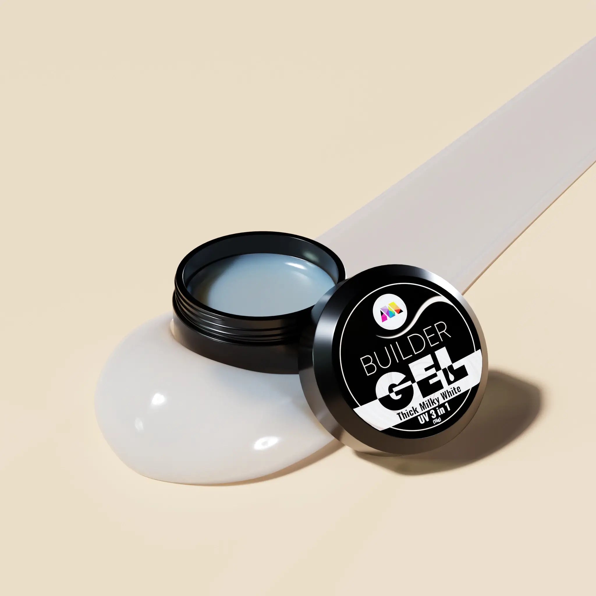 Thick Milky White UV Builder Gel - 15g