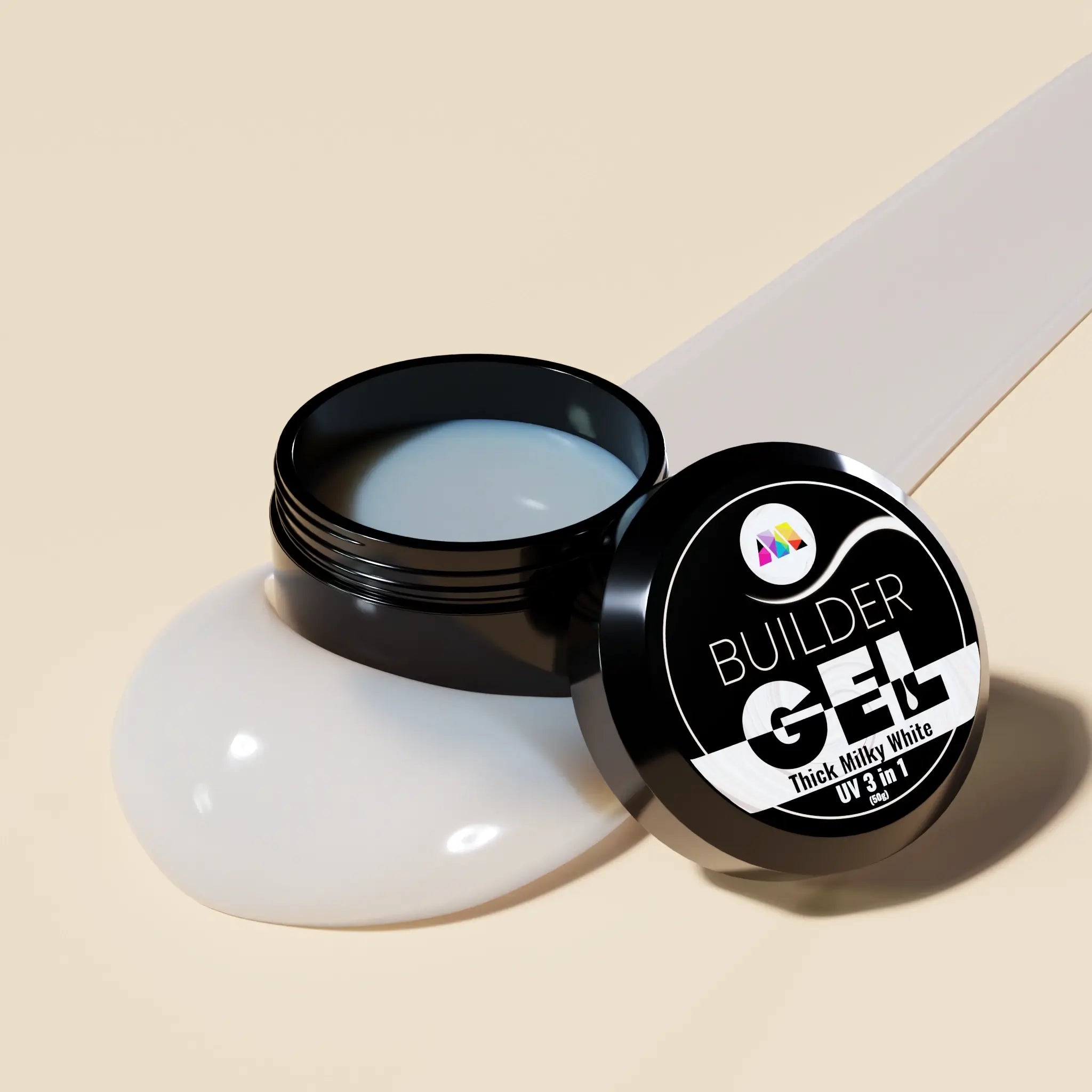Thick Milky White UV Builder Gel - 50g