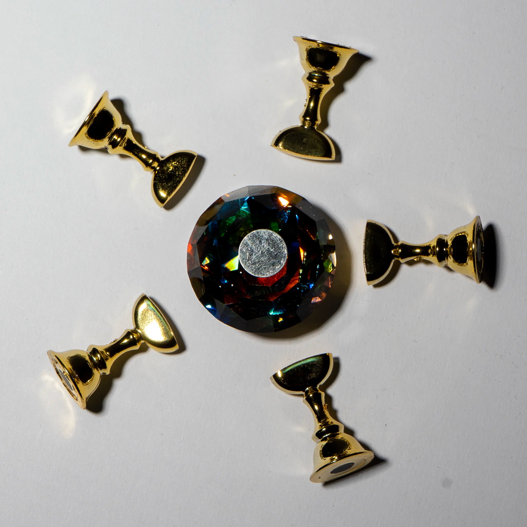 Crystal Tip Display - 3  Rainbow