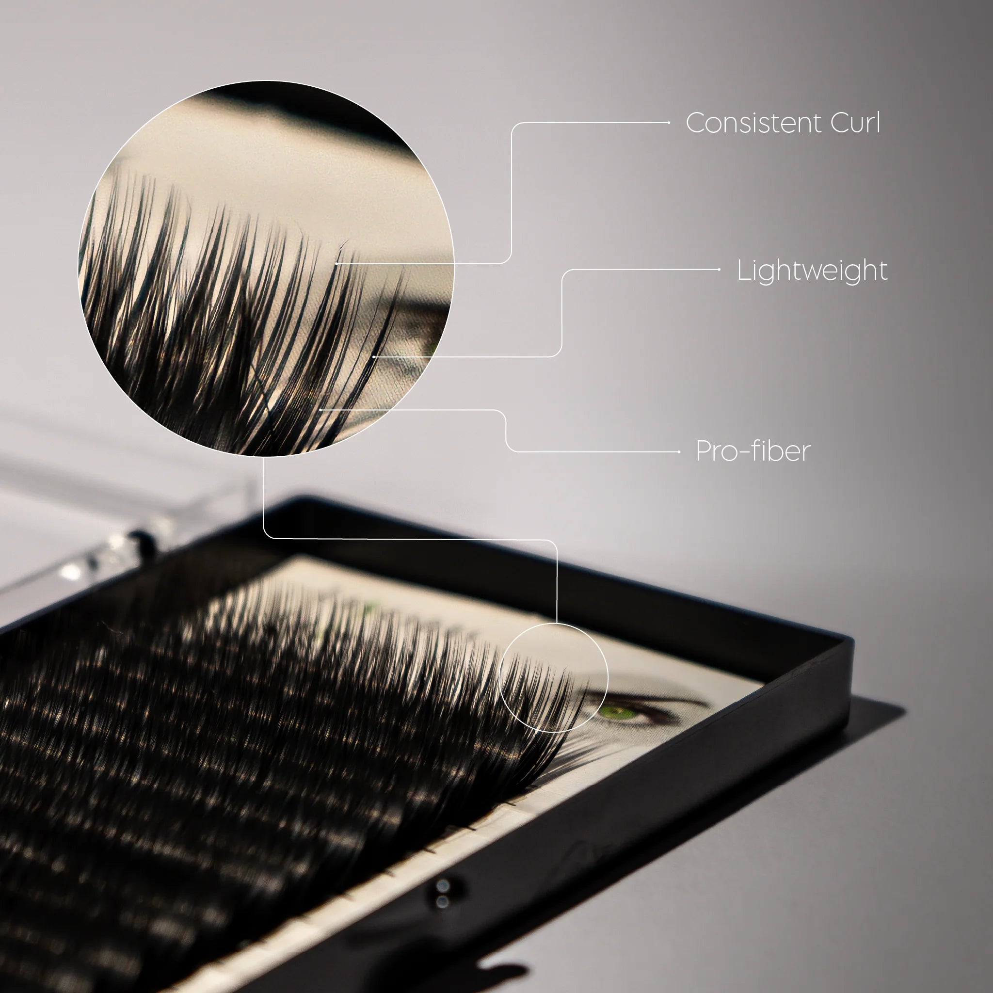 B-Curl Lashes 0.07mm Black 14mm