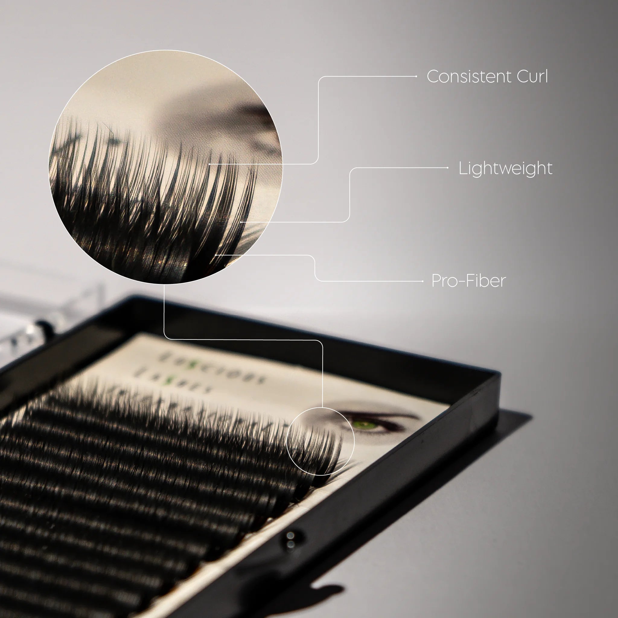 B-Curl Lashes 0.07mm Black 09mm