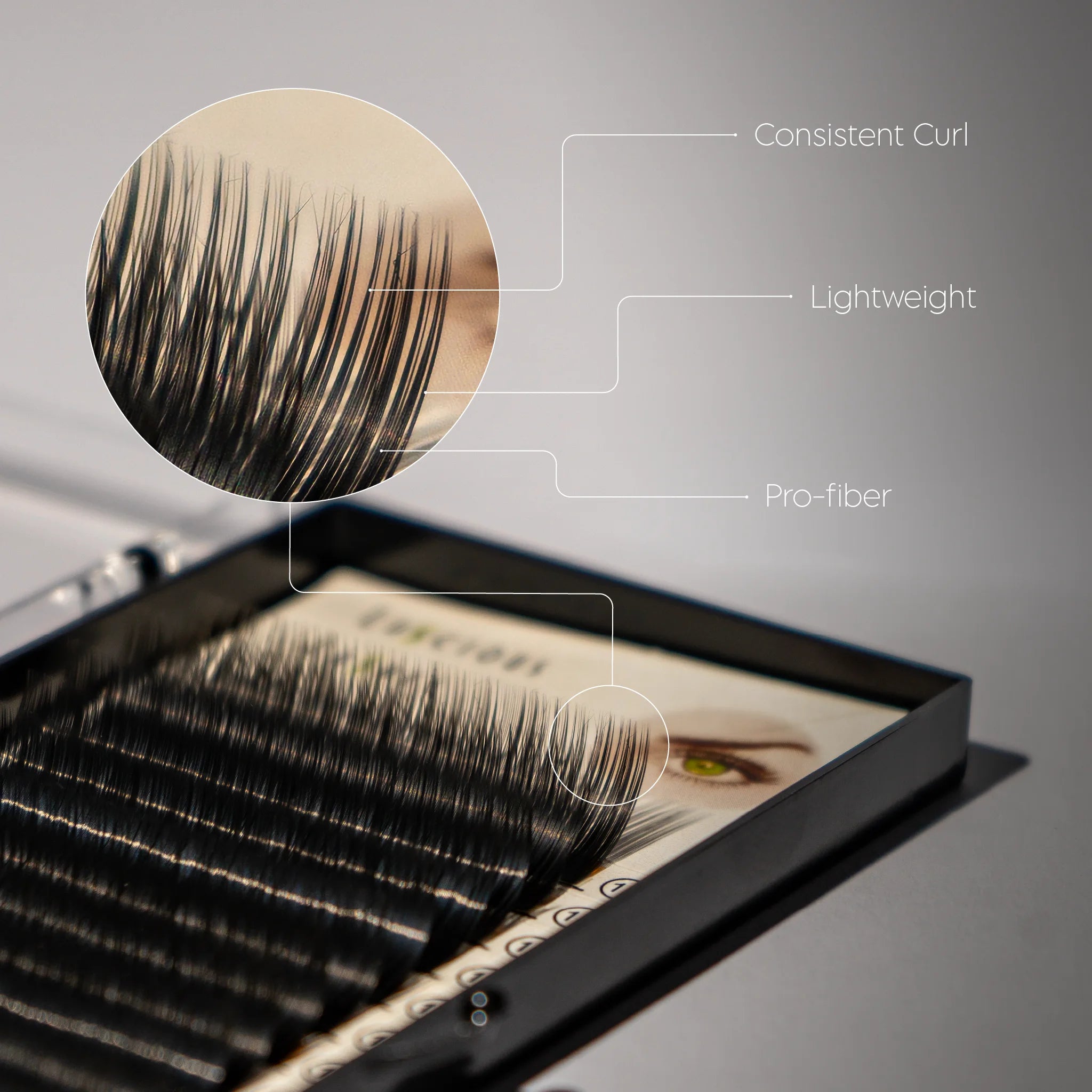 B-Curl Lashes 0.07mm Black 7-13mm