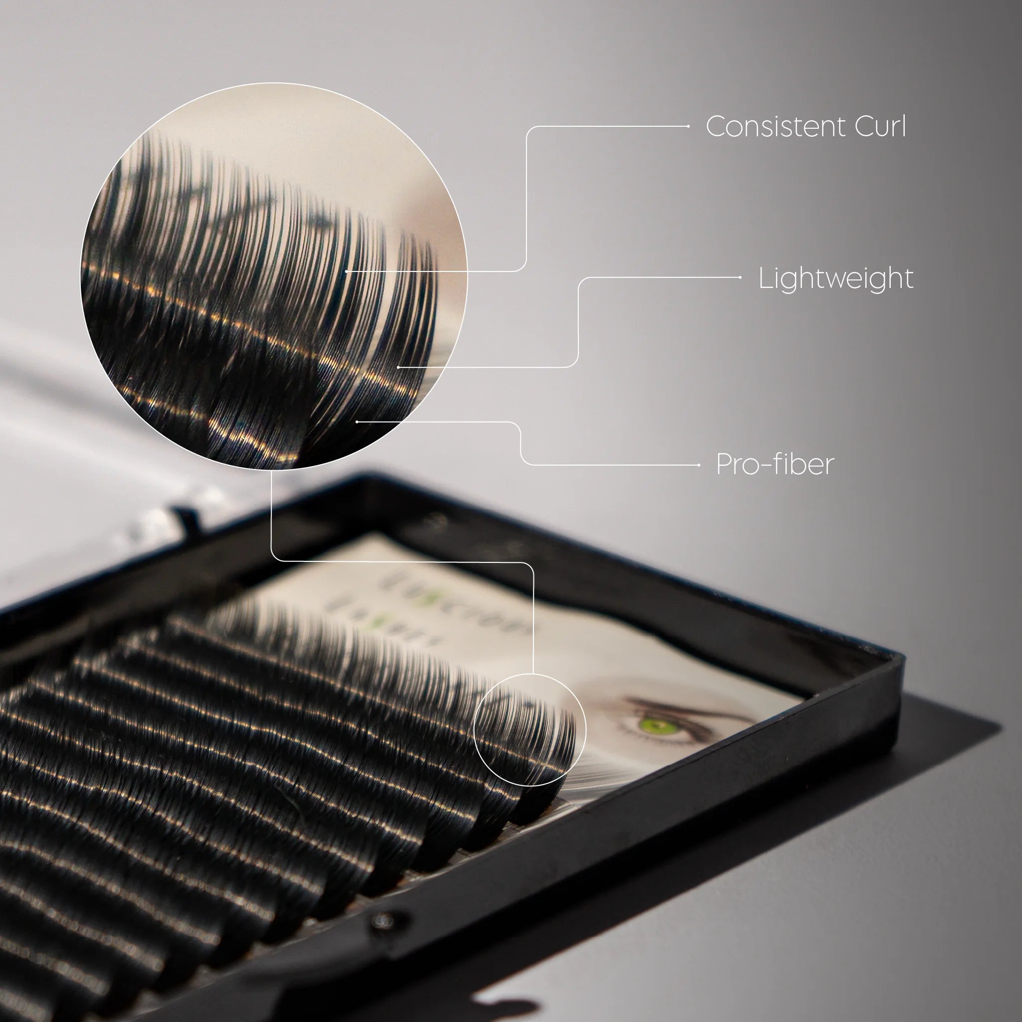B-Curl Lashes 0.10mm Black 10mm