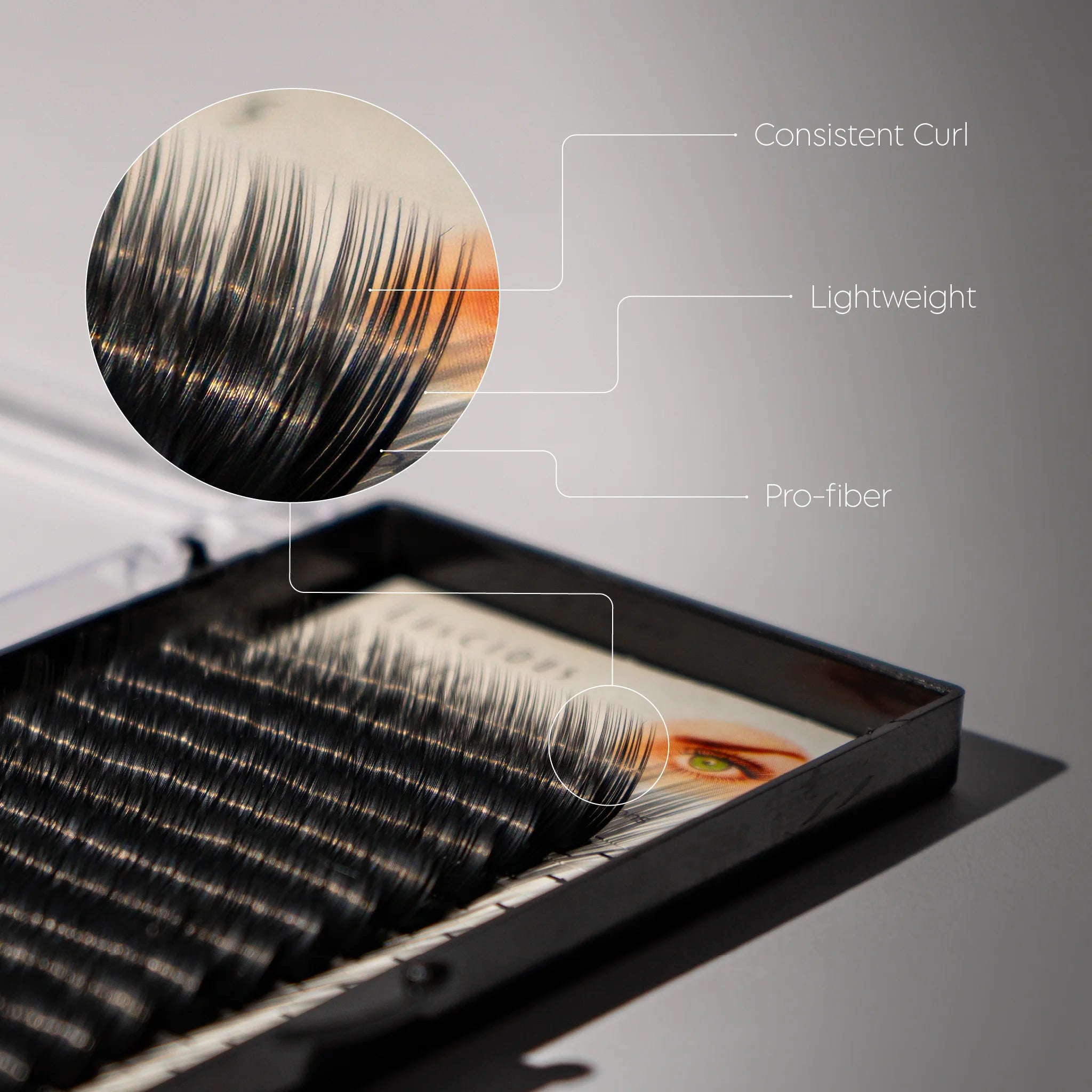 B-Curl Lashes 0.10mm Black 13mm