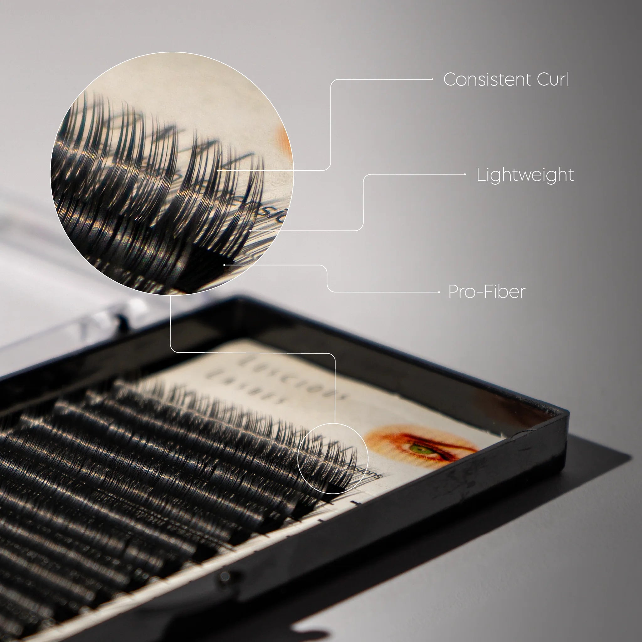 B-Curl Lashes 0.10 Black 08mm