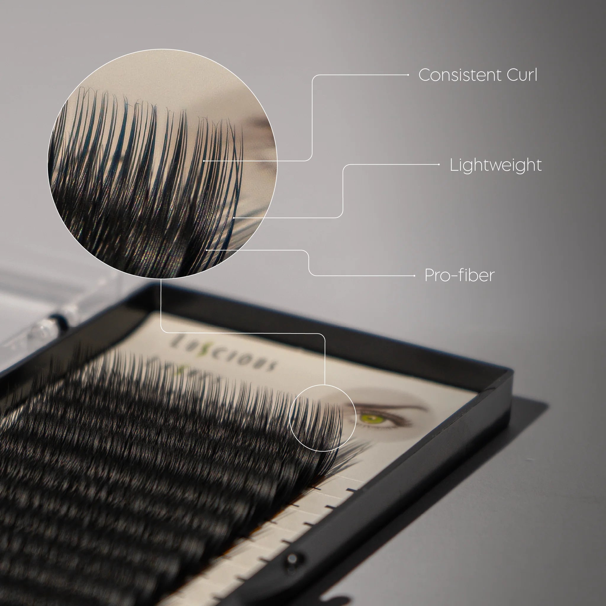 B-Curl Lashes 0.20mm Black 09mm
