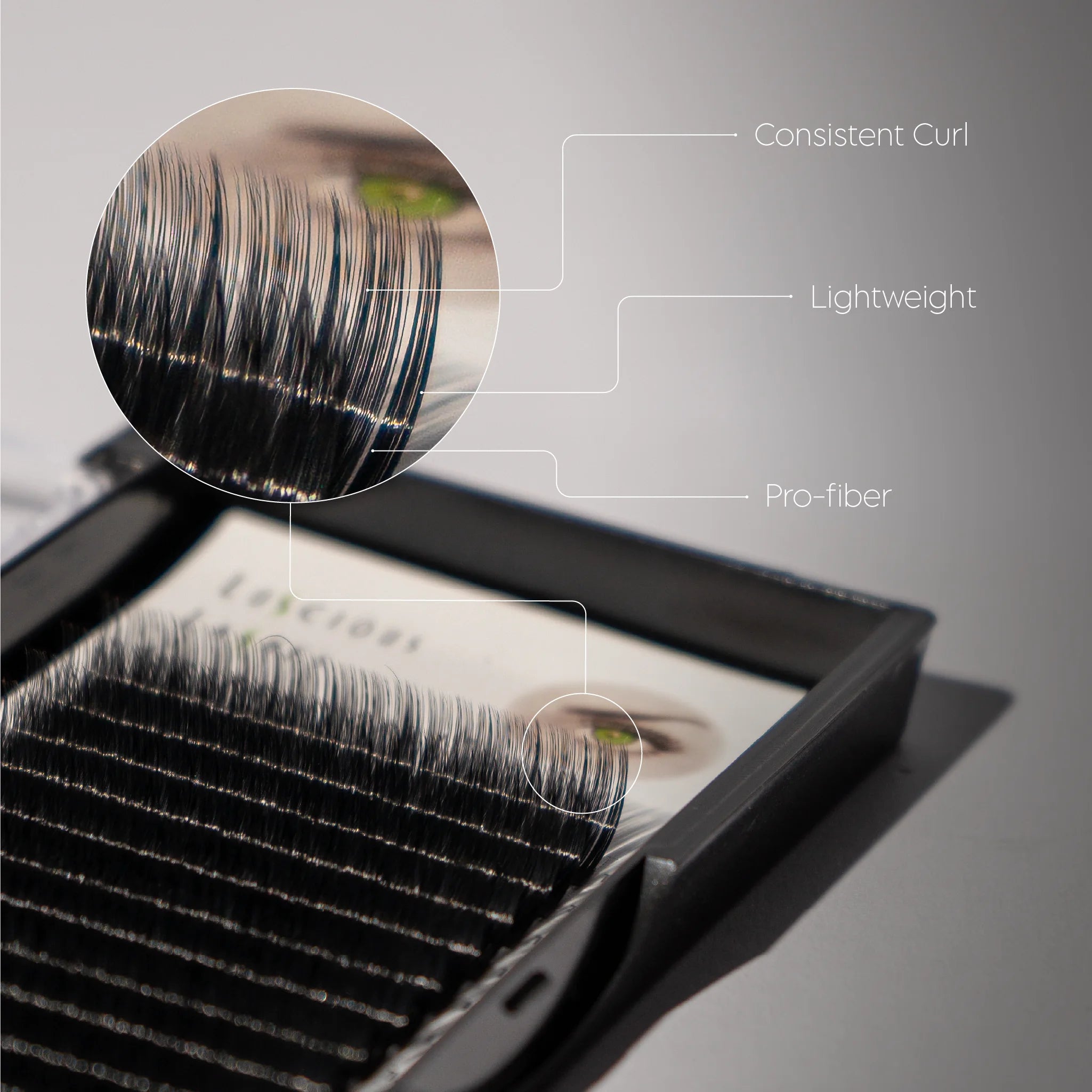 C-Curl Lashes 0.05mm Black 09mm
