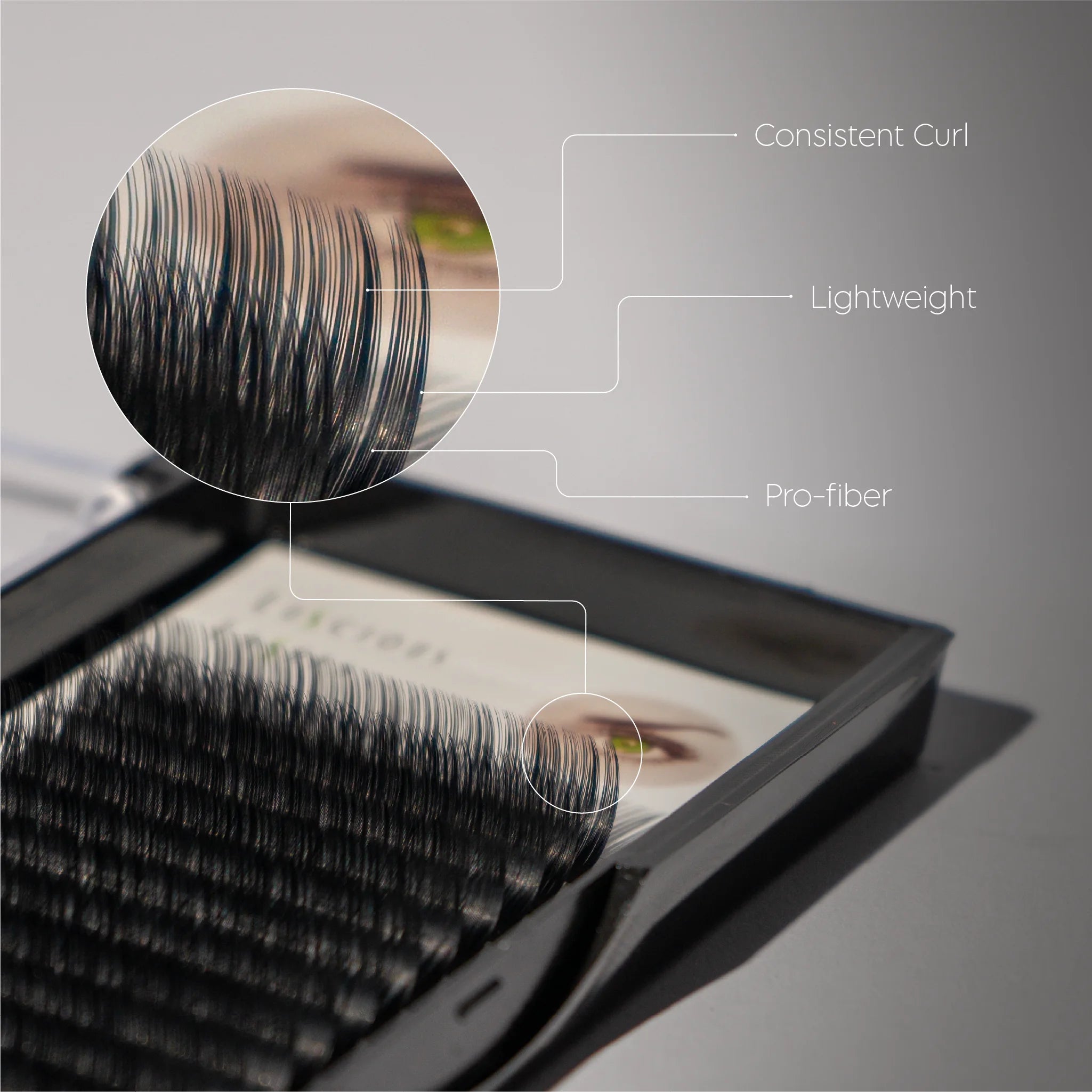 C-Curl Lashes 0.10mm Black 12mm