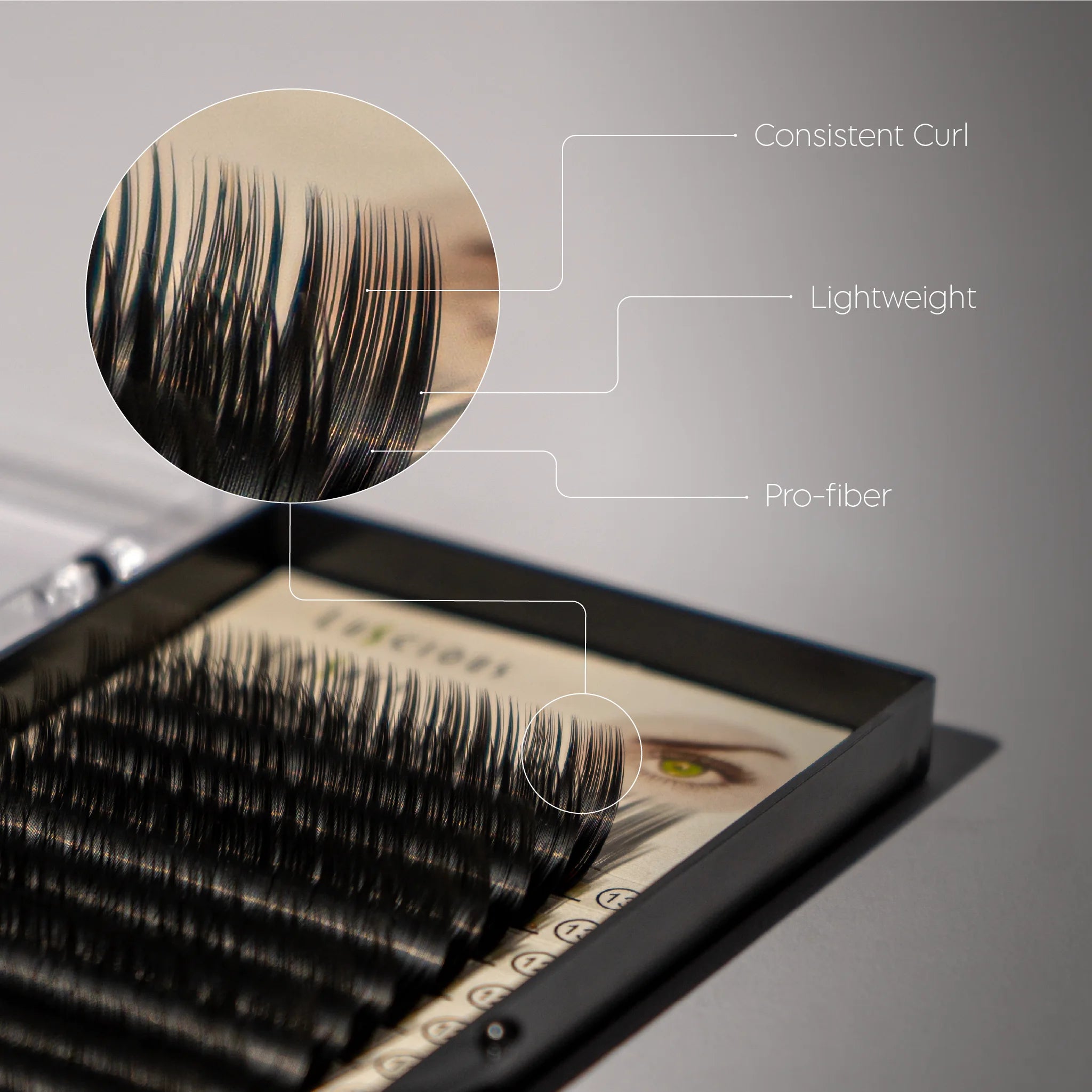 C-Curl Lashes 0.10mm Black 7-13mm