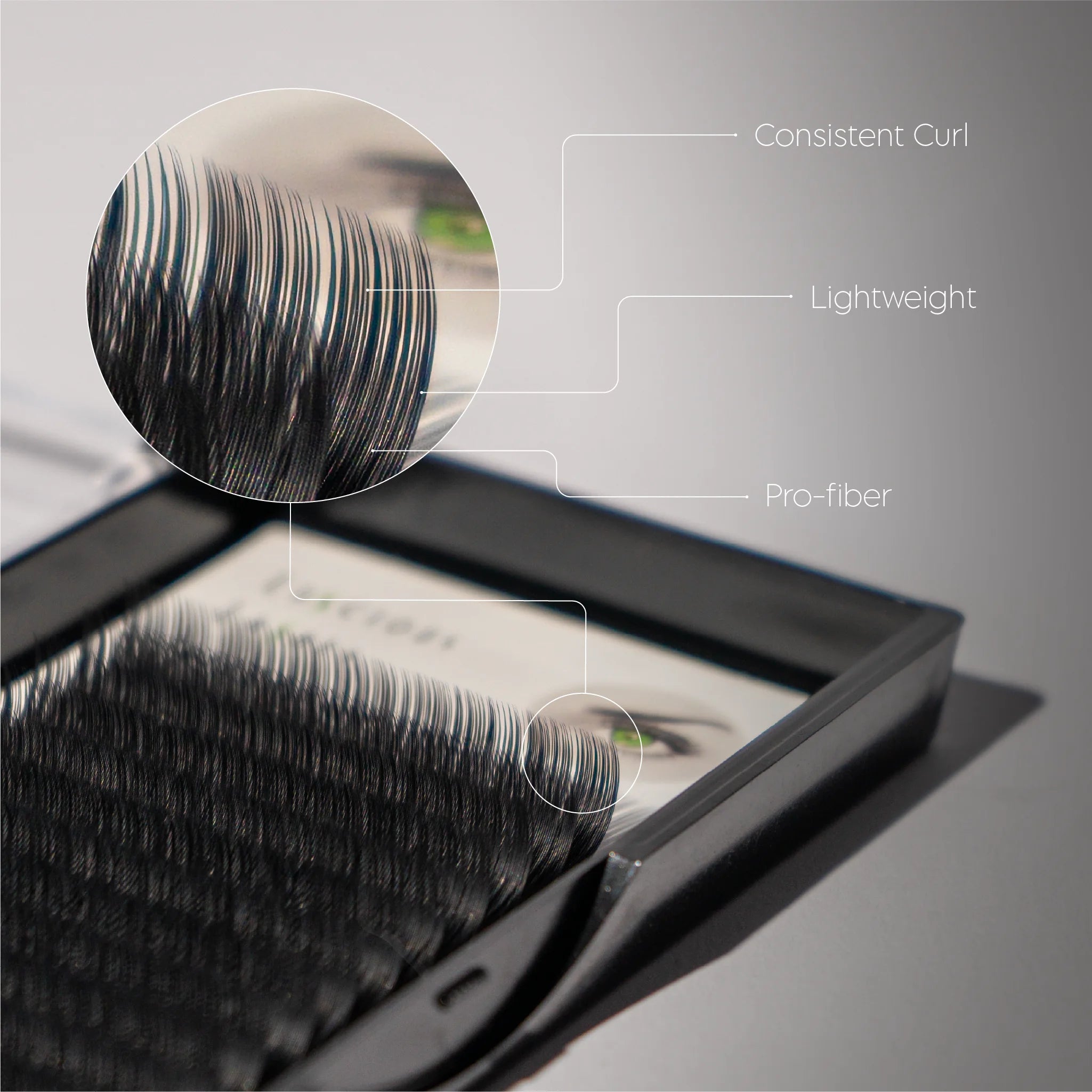 C-Curl Lashes 0.15mm Black 12mm
