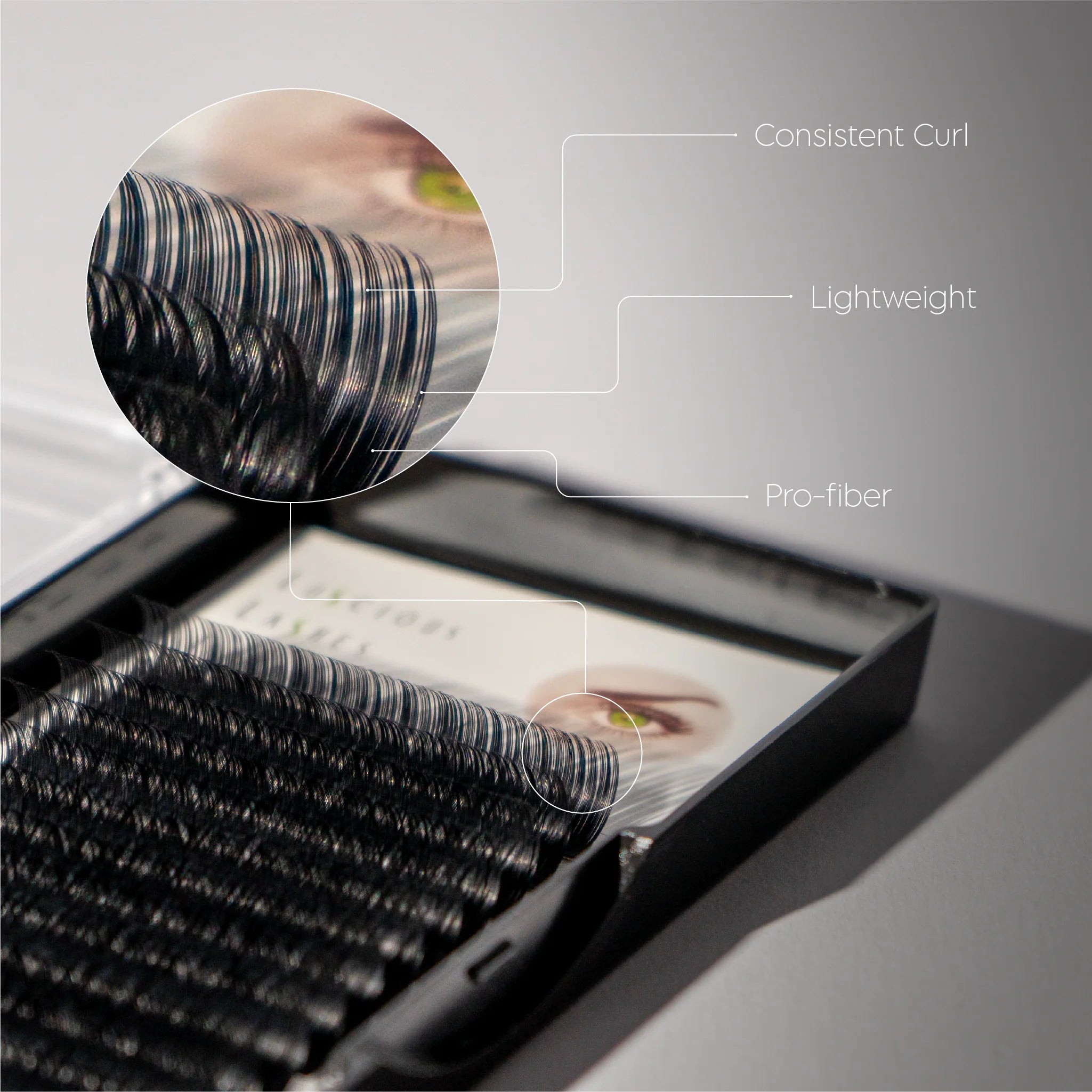 D-Curl Lashes 0.10 Black 12mm