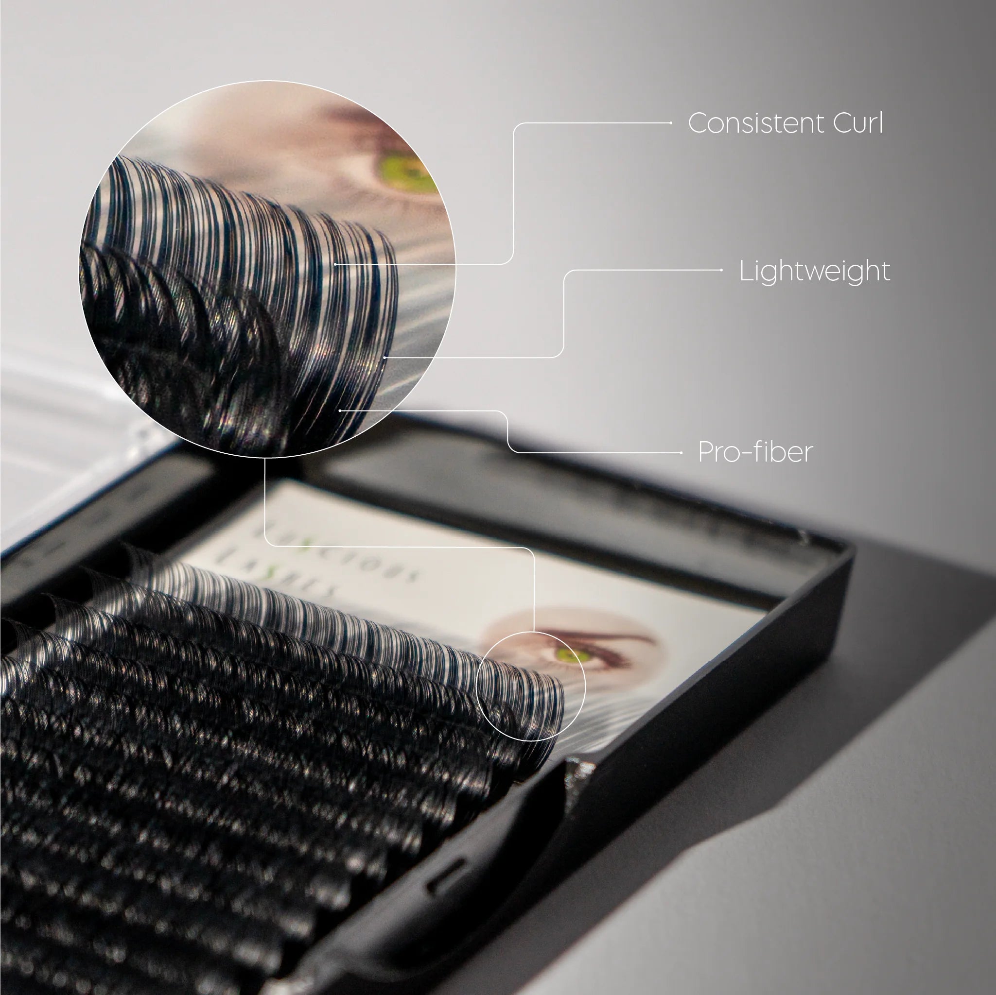 D-Curl Lashes 0.10 Black 08mm