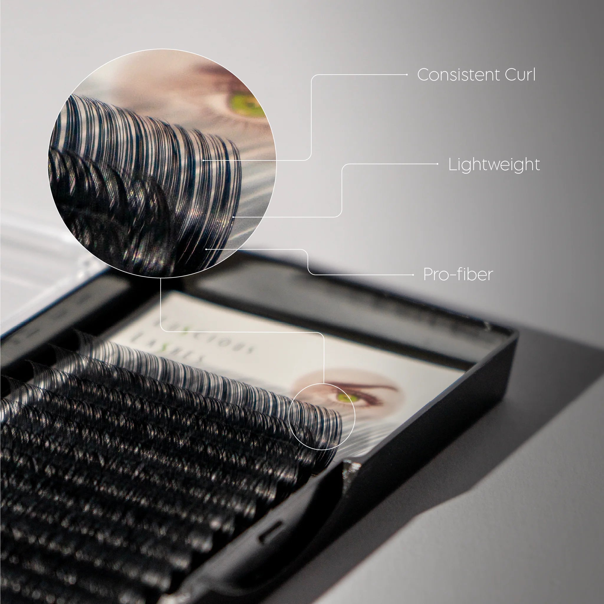 D-Curl Lashes 0.10 Black 09mm