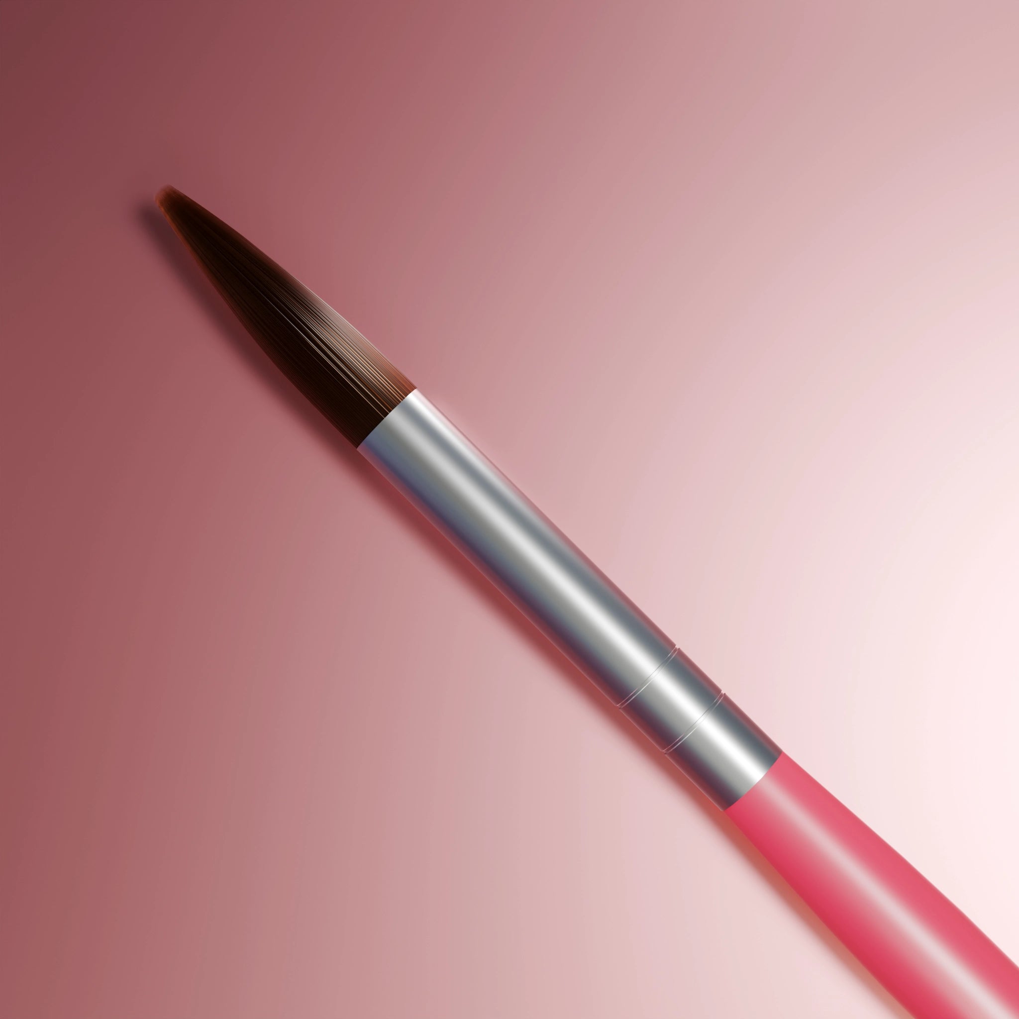 No.12 Acrylic Brush - Wooden Handle
