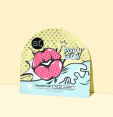 Pucker Up - POP 'n GLOW Lip Mask (1pcs) - Maskscara