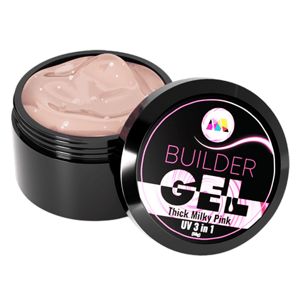 Thick Milky Pink UV Builder Gel - 50g - Maskscara