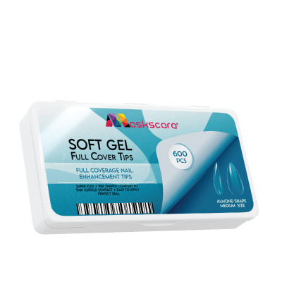 Soft Gel Tips - Full Cover (Almond Medium) - Maskscara