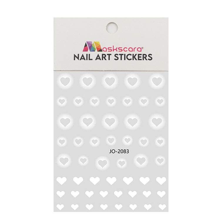 Nail Art Sticker - Airbrush Hearts - Maskscara